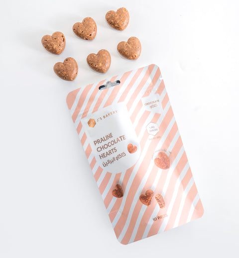 Praline Chocolate Hearts